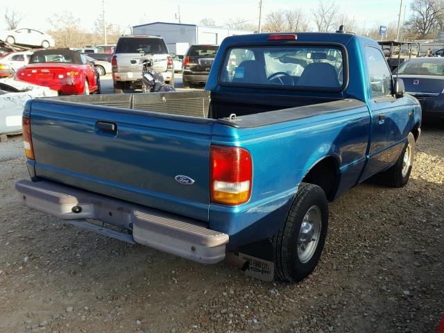 1FTCR10A6SUA38801 - 1995 FORD RANGER GREEN photo 4