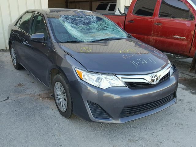 4T1BF1FK0EU429107 - 2014 TOYOTA CAMRY L GRAY photo 1