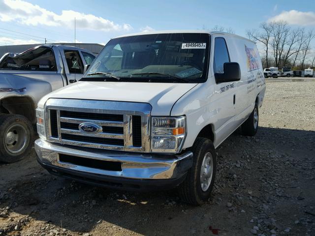 1FTNE2EW4BDB16247 - 2011 FORD ECONOLINE WHITE photo 2