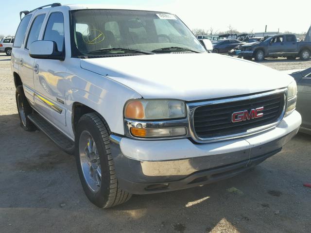 1GKEC13T73R202394 - 2003 GMC YUKON WHITE photo 1