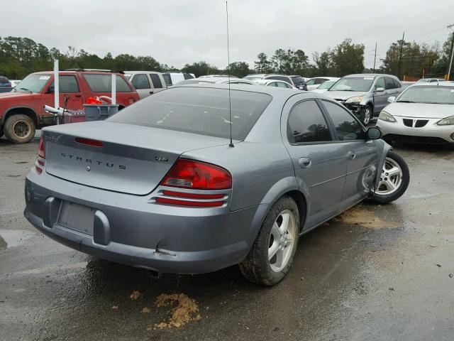 1B3EL46X26N150407 - 2006 DODGE STRATUS SX BLUE photo 4