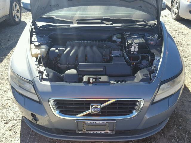 YV1MS390882394650 - 2008 VOLVO S40 2.4I GRAY photo 7