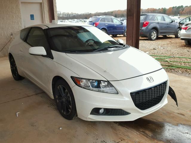 JHMZF1D66ES000279 - 2014 HONDA CR-Z EX WHITE photo 1