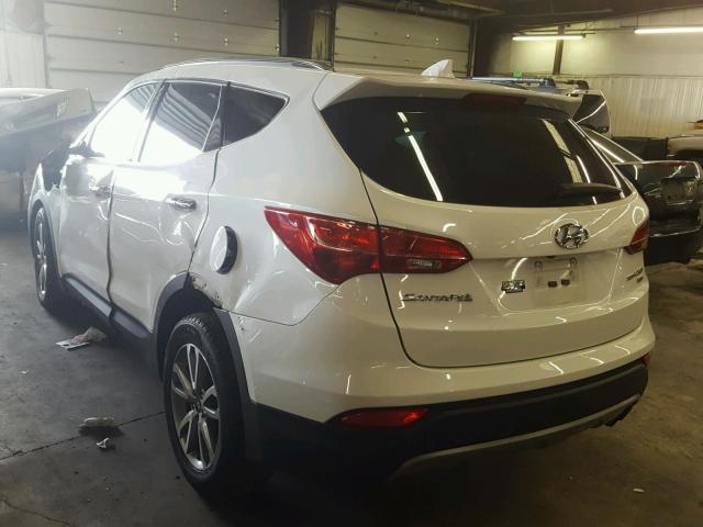 5XYZUDLA7FG259935 - 2015 HYUNDAI SANTA FE S WHITE photo 3