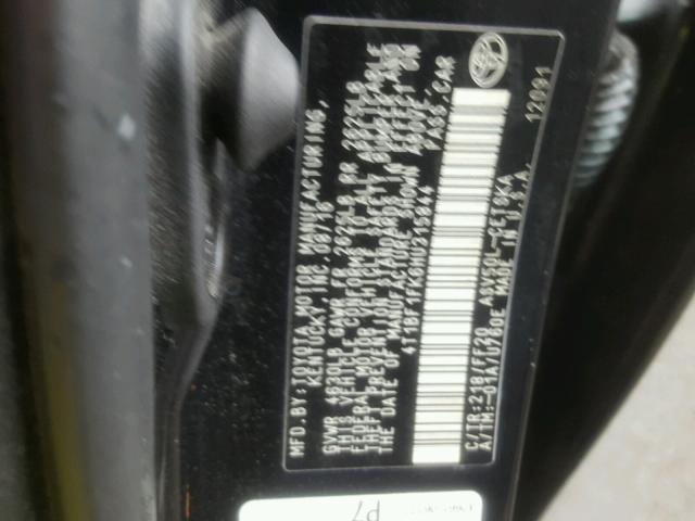 4T1BF1FK6HU315844 - 2017 TOYOTA CAMRY LE 黑色 照片 10