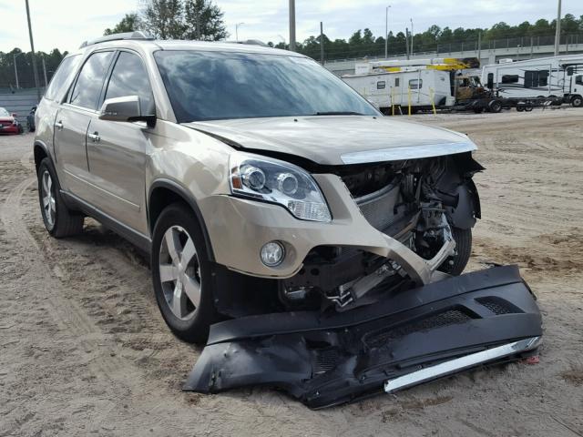 1GKKRRED3BJ244385 - 2011 GMC ACADIA SLT GOLD photo 1