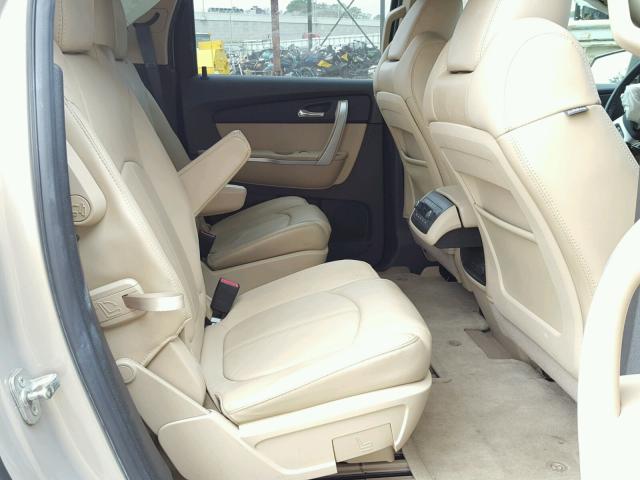 1GKKRRED3BJ244385 - 2011 GMC ACADIA SLT ოქროსფერი ფოტო 6