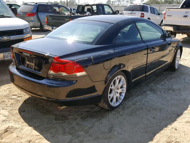 YV1MC682X7J010695 - 2007 VOLVO C70 T5 BLACK photo 4