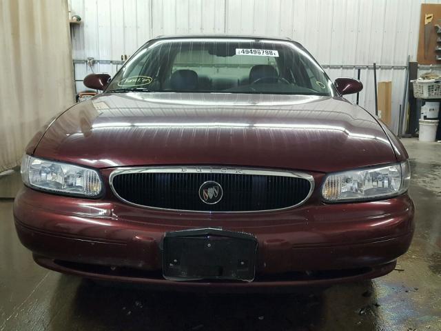 2G4WY55J521121725 - 2002 BUICK CENTURY LI MAROON photo 9