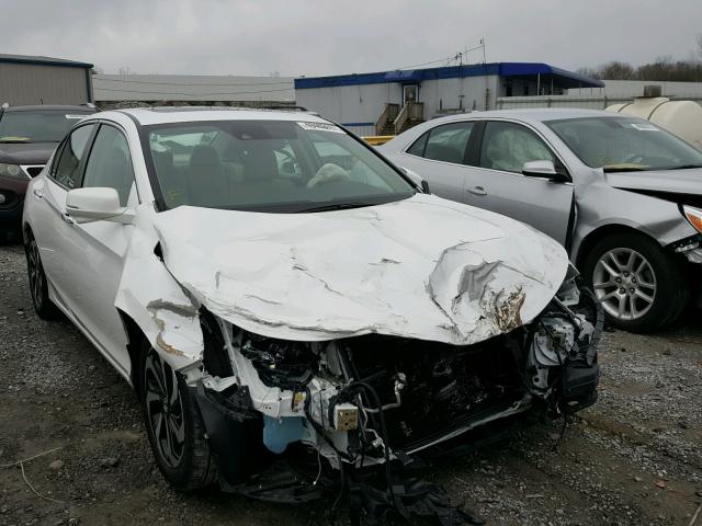 1HGCR2F98GA187269 - 2016 HONDA ACCORD EXL WHITE photo 1