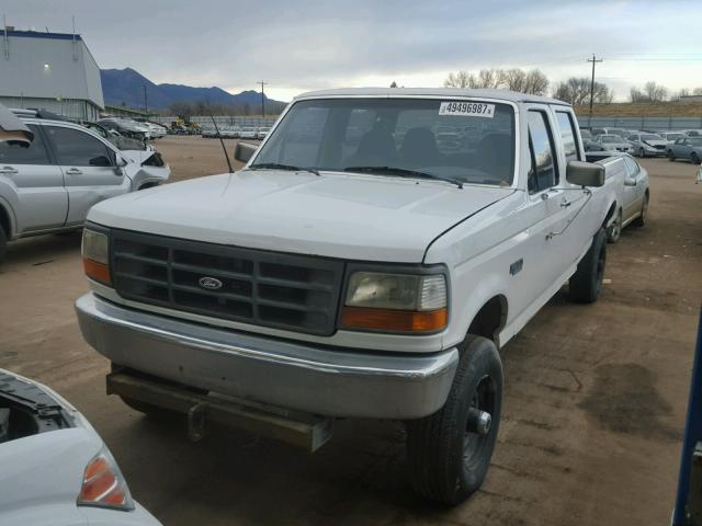 1FTJW36H2VED12669 - 1997 FORD F350 WHITE photo 2