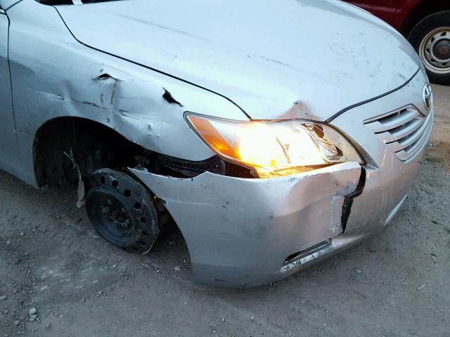 4T1BE46K07U652450 - 2007 TOYOTA CAMRY NEW SILVER photo 9
