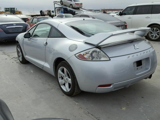 4A3AK24F88E010439 - 2008 MITSUBISHI ECLIPSE GS SILVER photo 3