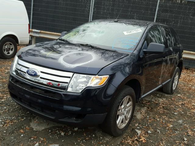 2FMDK36C28BB44279 - 2008 FORD EDGE SE BLUE photo 2