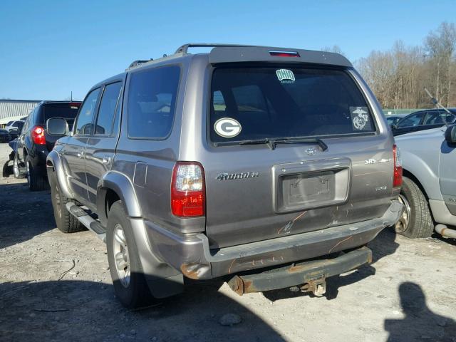 JT3HN86R620373270 - 2002 TOYOTA 4RUNNER SR SILVER photo 3