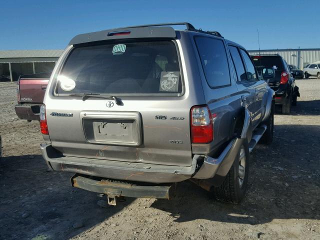 JT3HN86R620373270 - 2002 TOYOTA 4RUNNER SR SILVER photo 4