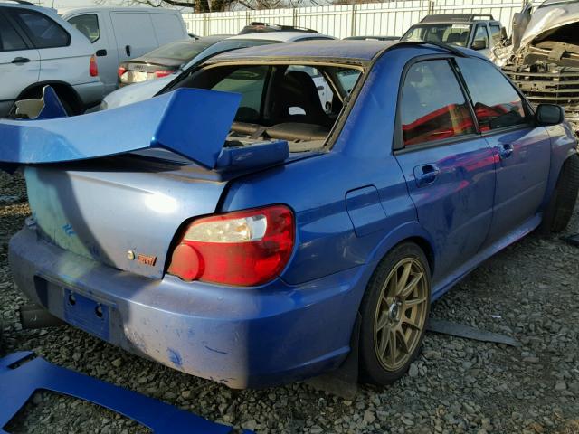 JF1GD706X5L521691 - 2005 SUBARU IMPREZA WR BLUE photo 4