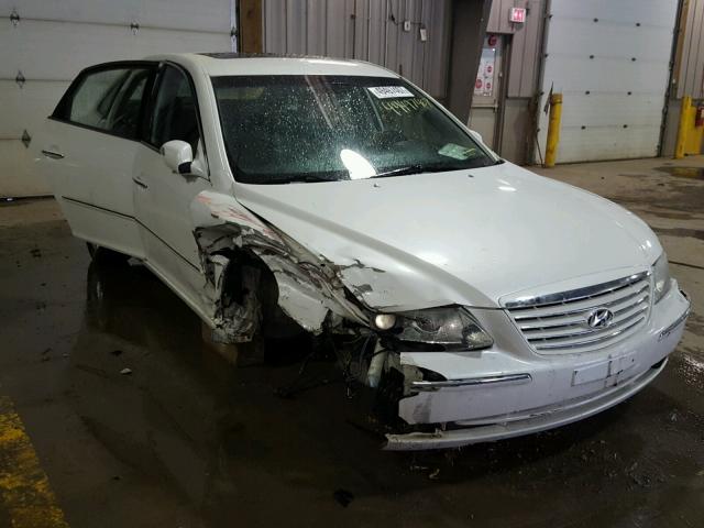 KMHFC46F98A310038 - 2008 HYUNDAI AZERA SE WHITE photo 1