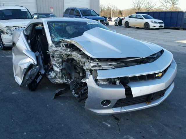 2G1FD1E30F9251809 - 2015 CHEVROLET CAMARO LT SILVER photo 1