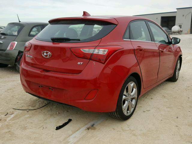 KMHD35LE9DU082060 - 2013 HYUNDAI ELANTRA GT RED photo 4