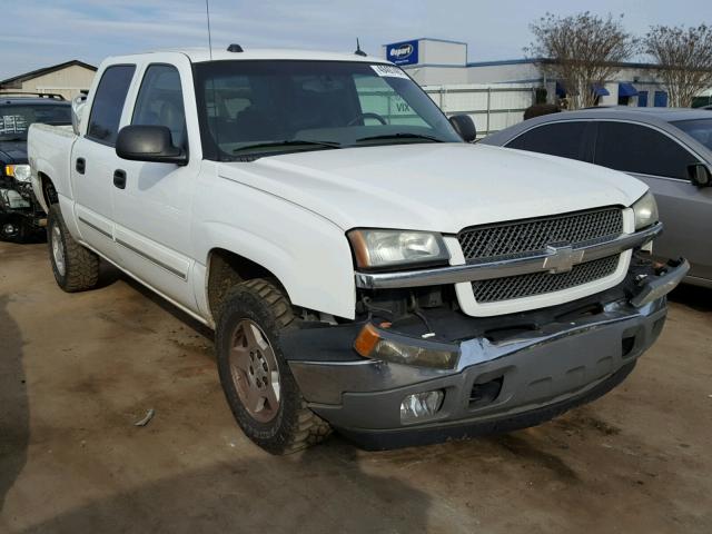 2GCEK13T551214425 - 2005 CHEVROLET SILVERADO WHITE photo 1