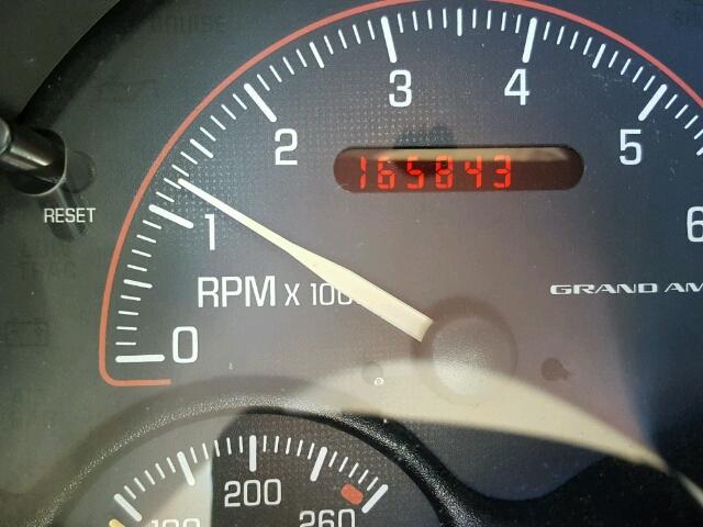 1G2NF12E61M516445 - 2001 PONTIAC GRAND AM S BLACK photo 8