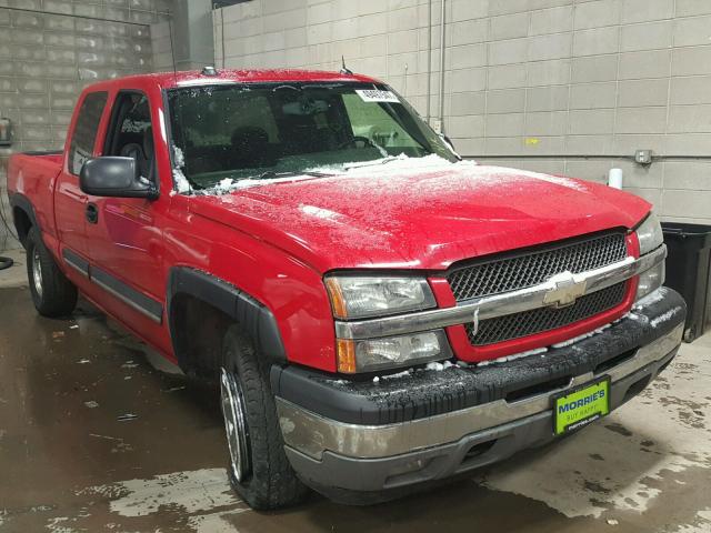 2GCEK19B751354474 - 2005 CHEVROLET SILVERADO RED photo 1