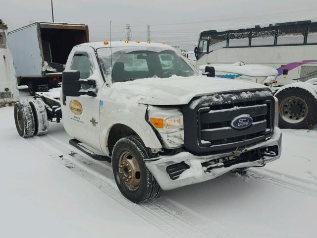 1FDRF3GT7DEB14847 - 2013 FORD F350 SUPER WHITE photo 1