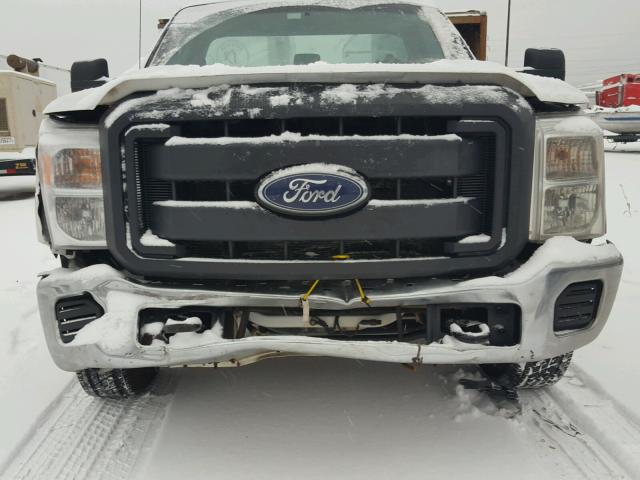 1FDRF3GT7DEB14847 - 2013 FORD F350 SUPER WHITE photo 9