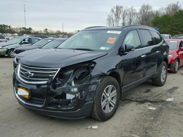 1GNKVHKD9GJ335021 - 2016 CHEVROLET TRAVERSE L BLACK photo 2