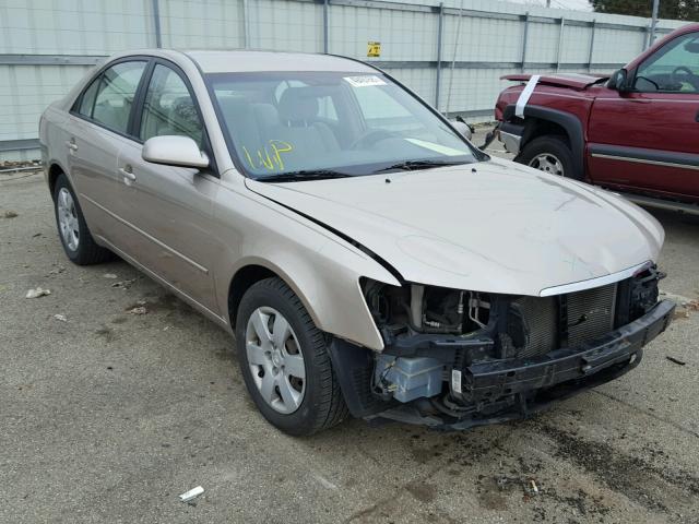 5NPET46C07H252852 - 2007 HYUNDAI SONATA GLS GOLD photo 1