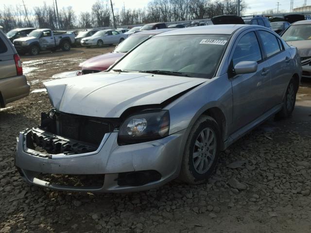 4A32B2FF6AE012357 - 2010 MITSUBISHI GALANT FE SILVER photo 2