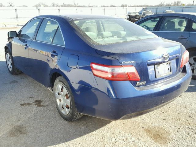 JTNBE46K873116982 - 2007 TOYOTA CAMRY NEW BLUE photo 3