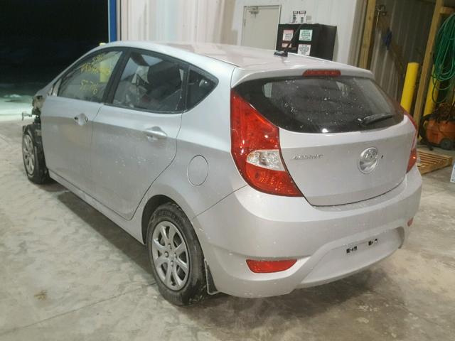 KMHCT5AE6EU193682 - 2014 HYUNDAI ACCENT GLS SILVER photo 3