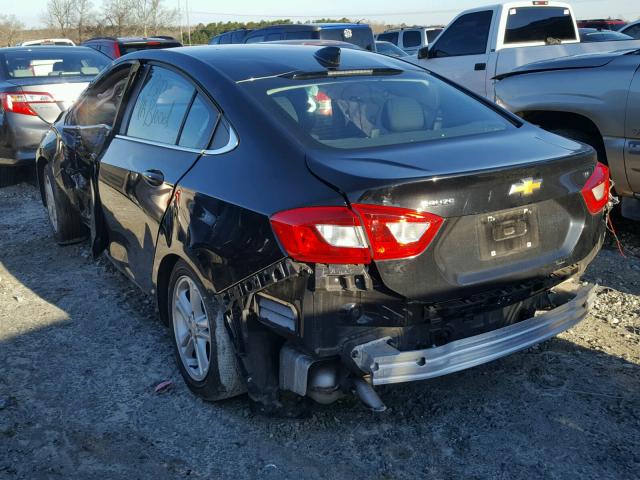 1G1BE5SM8G7301942 - 2016 CHEVROLET CRUZE LT BLACK photo 3