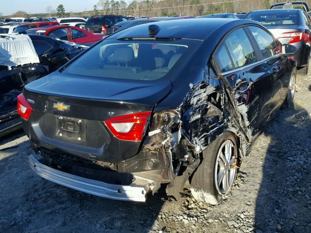 1G1BE5SM8G7301942 - 2016 CHEVROLET CRUZE LT BLACK photo 4