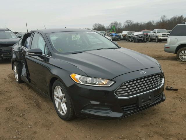 3FA6P0H72DR335358 - 2013 FORD FUSION SE BLACK photo 1