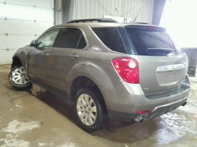 2CNFLNEY5A6238394 - 2010 CHEVROLET EQUINOX LT BROWN photo 3