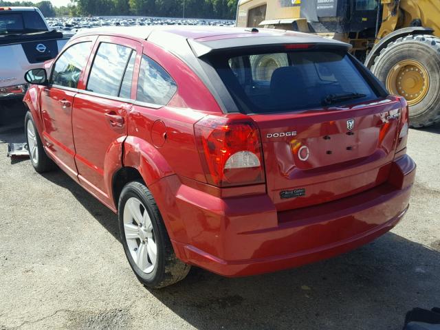 1B3CB3HA9BD162471 - 2011 DODGE CALIBER MA RED photo 3