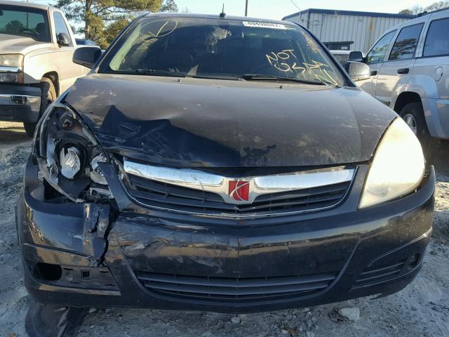 1G8ZV577X7F144780 - 2007 SATURN AURA XR BLACK photo 9