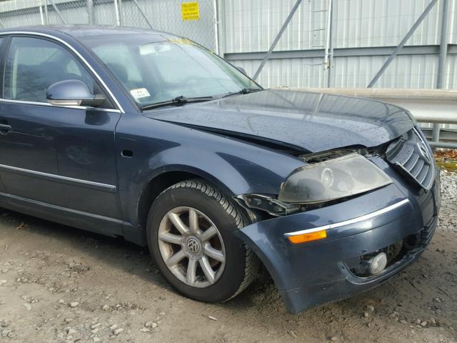 WVWPD63B14E279955 - 2004 VOLKSWAGEN PASSAT GLS BLUE photo 9