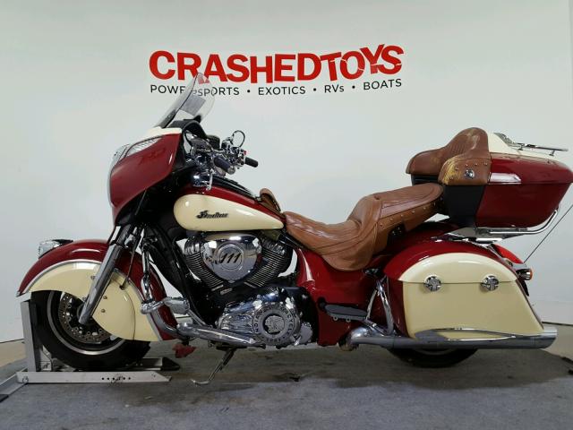 56KTRAAA3F3319815 - 2015 INDIAN MOTORCYCLE CO. ROADMASTER BURGUNDY photo 5