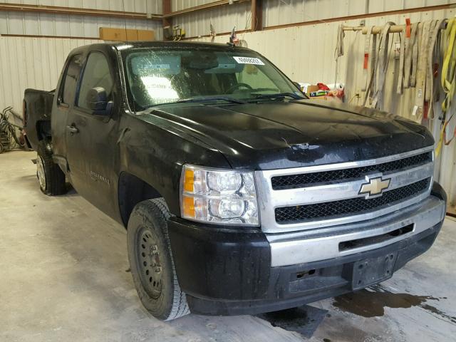 1GCEC29039Z278881 - 2009 CHEVROLET SILVERADO BLACK photo 1