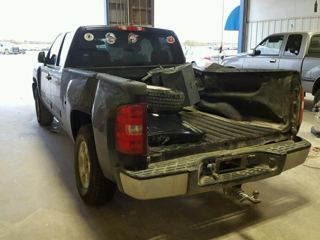 1GCEC29039Z278881 - 2009 CHEVROLET SILVERADO BLACK photo 3