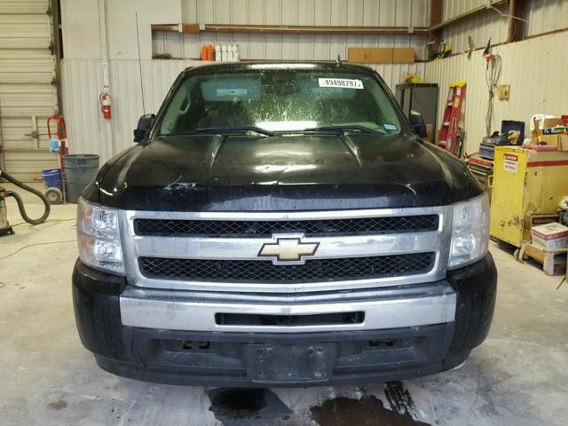 1GCEC29039Z278881 - 2009 CHEVROLET SILVERADO BLACK photo 9