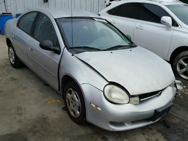 1B3ES46CXYD538719 - 2000 DODGE NEON BASE SILVER photo 1