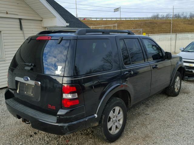 1FMEU63E19UA24538 - 2009 FORD EXPLORER X BLACK photo 4