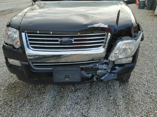 1FMEU63E19UA24538 - 2009 FORD EXPLORER X BLACK photo 7