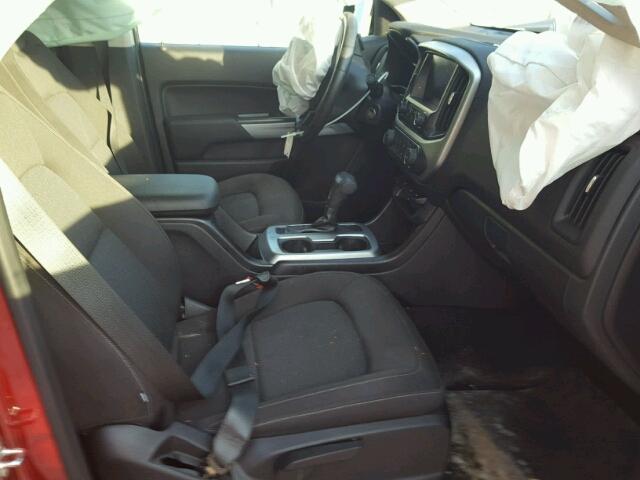 1GCGSCE31G1299659 - 2016 CHEVROLET COLORADO L MAROON photo 5