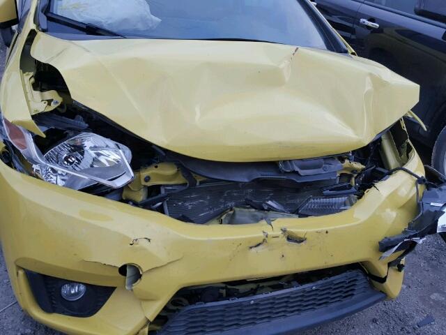 3HGGK5H74GM107150 - 2016 HONDA FIT EX YELLOW photo 9